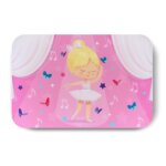 Tapete Infantil Menina Bailarina Loira 40x60cm
