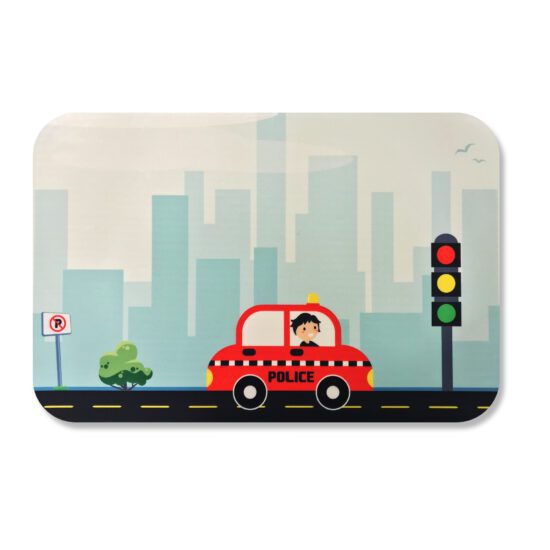 Tapete Infantil Carrinhos para Quarto de Menino 40x60cm