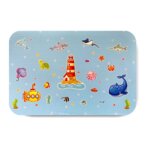 Tapete Infantil Fundo do Mar para Quarto ou Banheiro 40x60cm