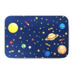 Tapete Infantil Espaço Sistema Solar para Quarto 40x60cm