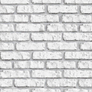 Papel de Parede Tijolinho Branco 2,70 x 0,57m