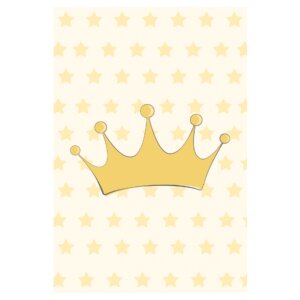 Placa Decorativa Quarto Bebê Ursinha Princesa Coroa