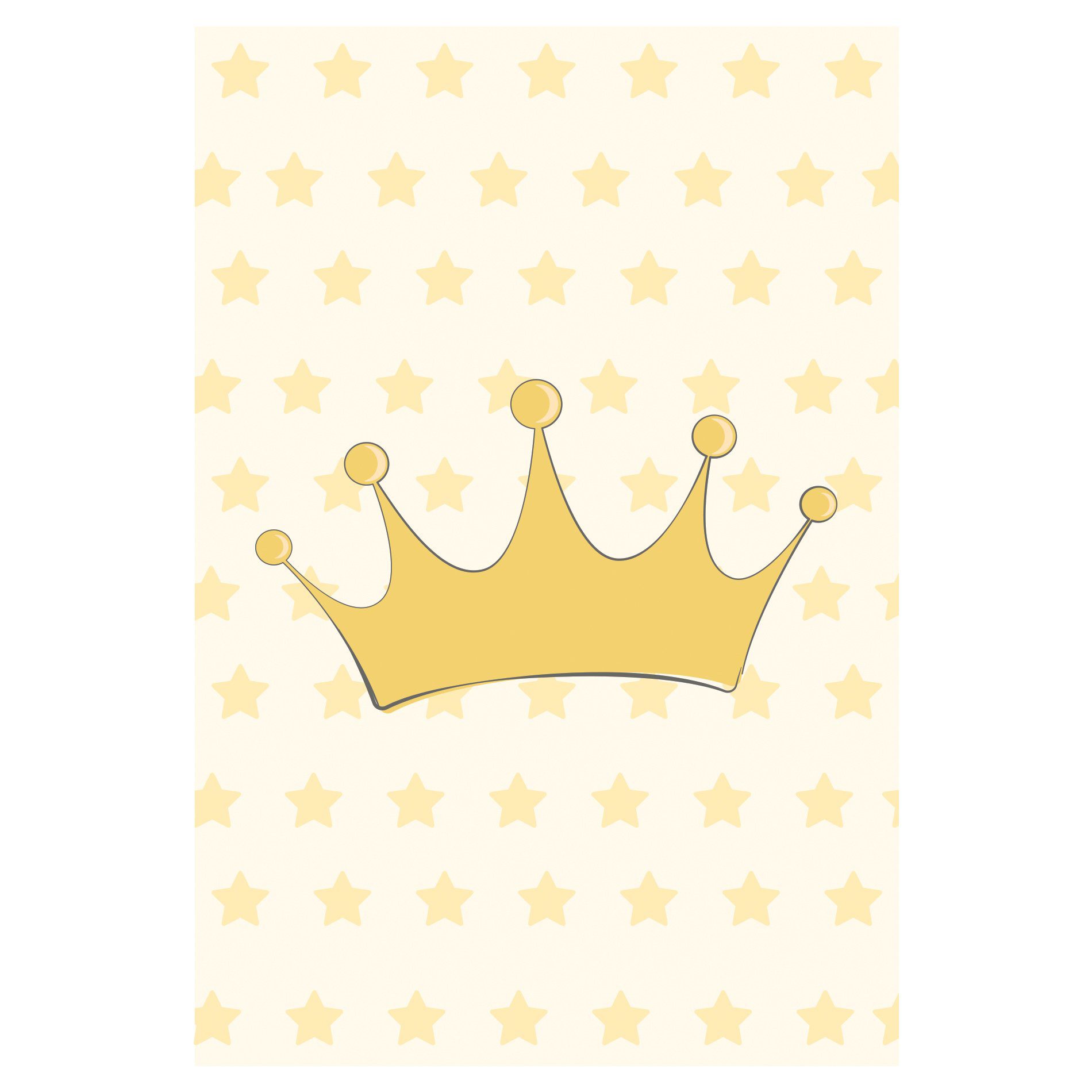 Placa Decorativa Quarto Bebê Ursinha Princesa Coroa
