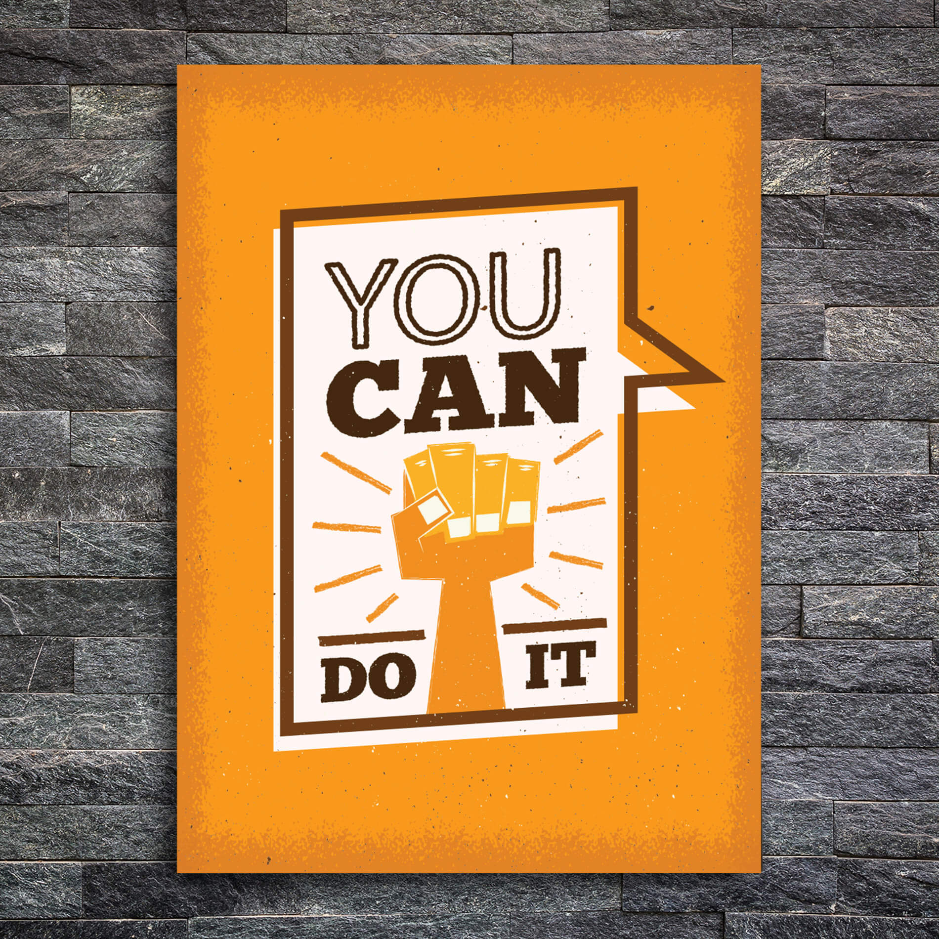 Placa Decorativa MDF Frase Do It