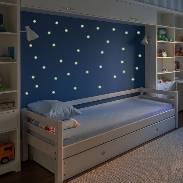 Adesivo de Teto Estrelas que Brilham no Escuro Fluorescentes Neon Infantil 35un - Imagem 3