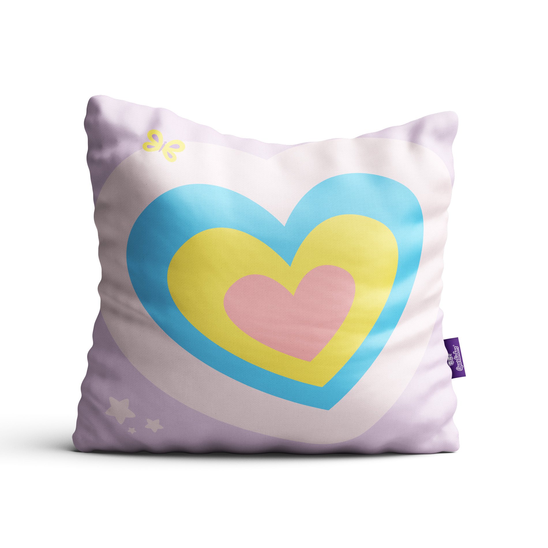 Almofada Unicornio para Quarto de Menina Kit 4un 35x35cm - Imagem 4