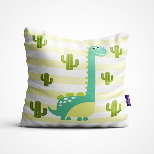 Almofada Dinossauro Baby Kit com 4un 35x35cm - Imagem 6