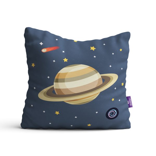 Almofadas Decorativas Infantil Sistema Solar Kit 4un 35x35cm - Imagem 4