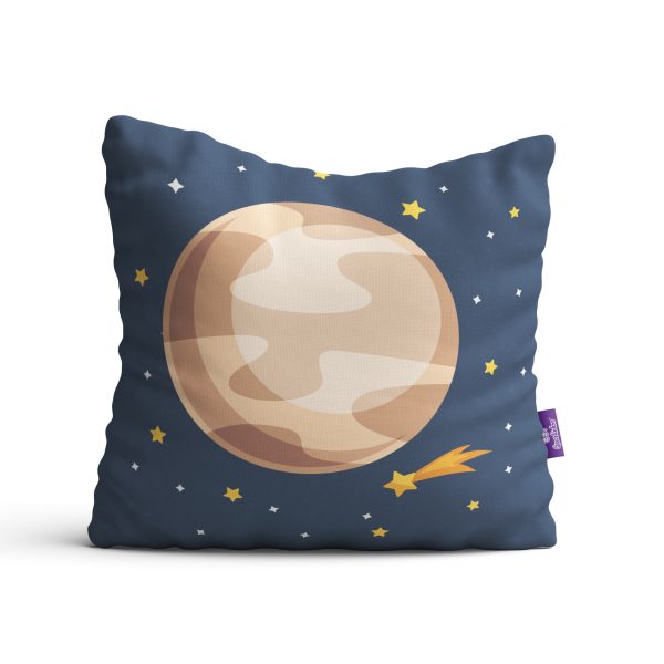 Almofadas Decorativas Infantil Sistema Solar Kit 4un 35x35cm - Imagem 5