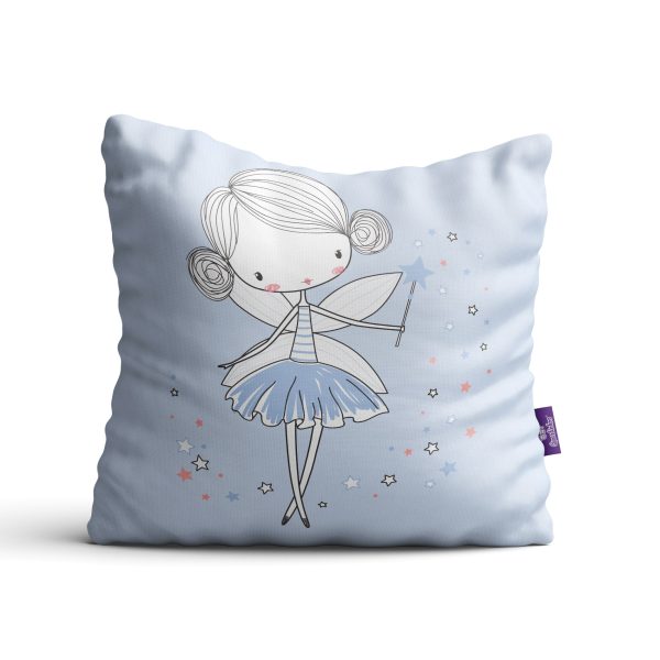 Kit Almofadas Meninas Infantil Fadas 35x35cm 4un - Imagem 5