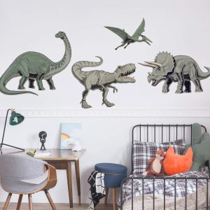 Adesivo de Parede Infantil Dinossauros Quarto Menino