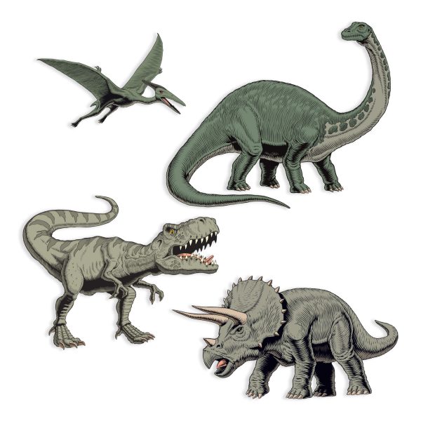 Adesivo de Parede Infantil Dinossauros Quarto Menino - Imagem 3