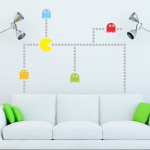 Adesivo de Parede Pac Man