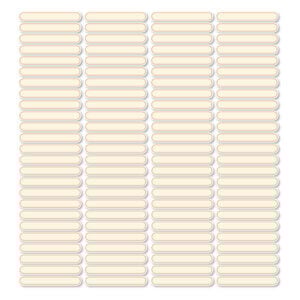 Etiqueta Escolar Personalizada de Lápis Bege 100 Unidades