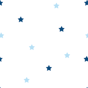 Papel de Parede Estrelas Estrelinhas tons de Azul 0,57x1,7m