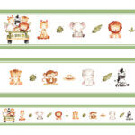 Faixa de Parede Safari Animais Infantil Quarto Bebê 3mx15cm