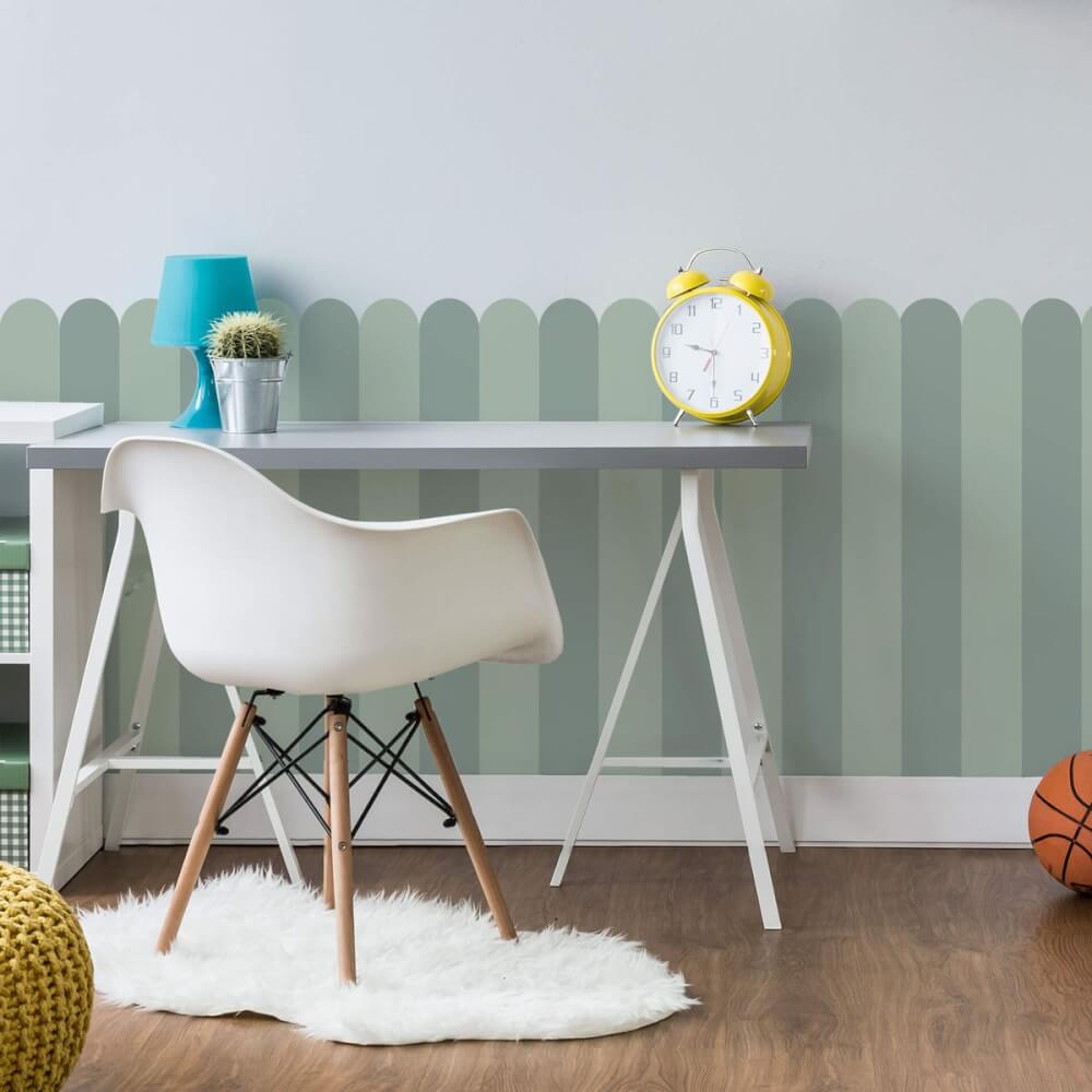 Kit Adesivo de Parede Cerca Verde + Dinossauro Infantil | Decoração Completa e Fácil Aplicação - Imagem 4