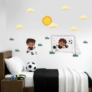 Adesivo de Parede Jogador de Futebol Goleiro