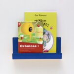 Organizador Porta Livros e Revisteiro de Parede Infantil Azul