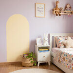 Adesivo de Parede Infantil Arco Amarelo Minimalista 54x120 cm