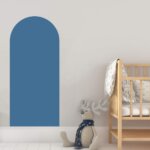 Adesivo de Parede Arco Azul Infantil Minimalista 54x120cm