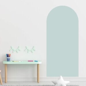 Adesivo de Parede Infantil Arco Minimalista Verde 54x120cm