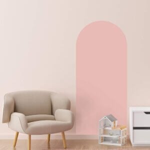 Adesivo de Parede Infantil Arco Romano Rosa 54x120 cm