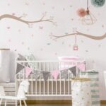 Adesivo de Parede Infantil Galhos e Pássaros Grande