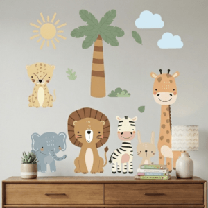Adesivo de Parede Infantil Safari Selva Grande