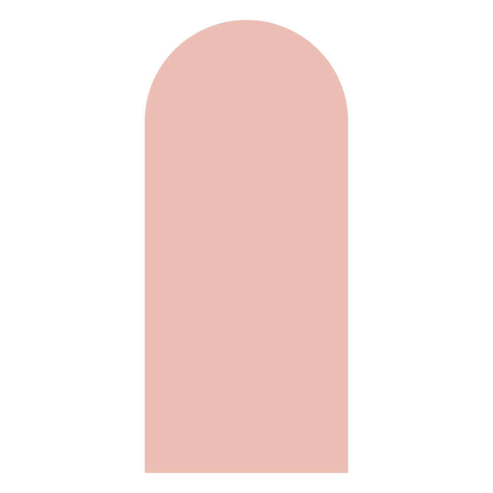 Adesivo de Parede Infantil Arco Minimalista Rosa 54x120 cm - Imagem 3