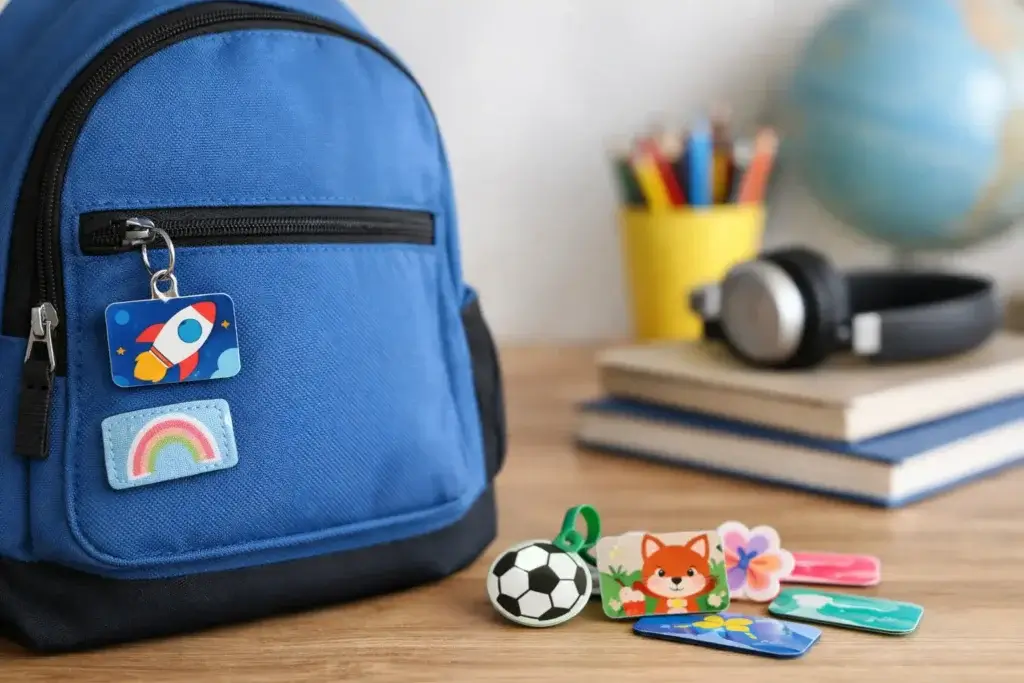 Etiquetas para mochilas escolares personalizadas