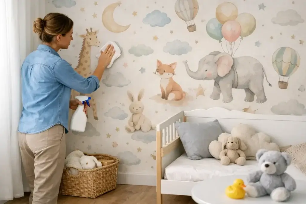 Papel de parede infantil lavável vale a pena?