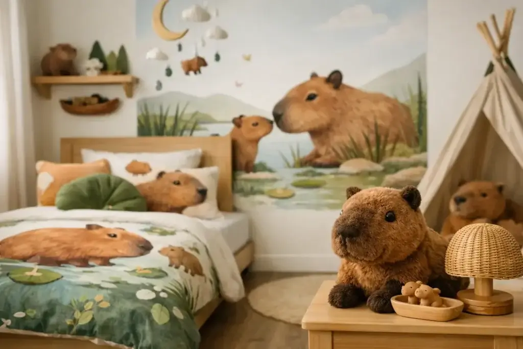 Tema capivara para quarto infantil: como montar