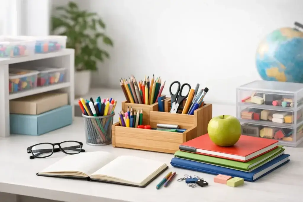 Como organizar material escolar sem bagunça