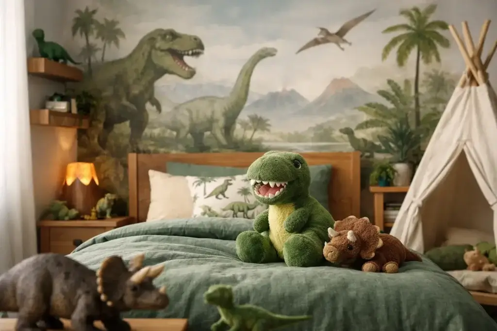 Tema dinossauro para quarto infantil