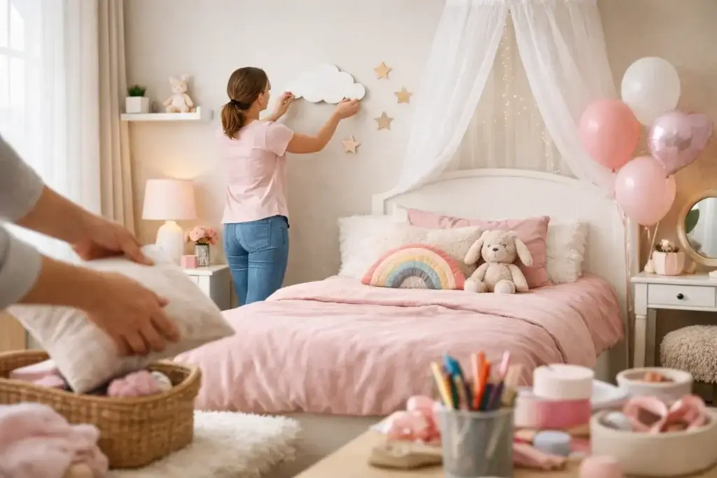 Como decorar quarto de menina rápido