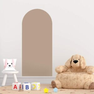 Adesivo de Parede Infantil Arco Romano Marrom 54x120cm