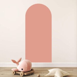 Adesivo de Parede Infantil Arco Romano Rosa Goiaba 54x120 cm