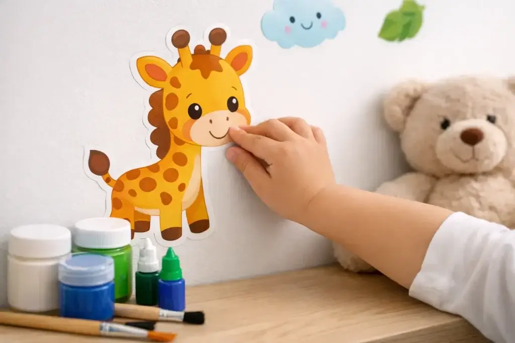 Adesivo infantil possui tinta atóxica? Entenda
