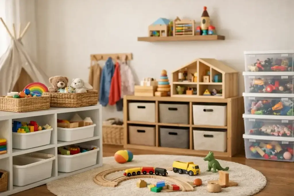 Melhores itens para organizar brinquedos em casa